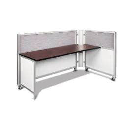 Swiftspace Solo Single Surface Space-Saver Left 4' x 3' Collapsible Workstation SS4148L4134R