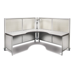 Swiftspace Solo + 6' x 6' Collapsible Workstation SS5268L5268R