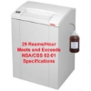 ProSource AABES ©  Pro 175CP7 NSA/CSS 02-01 High Security Cross Cut Shredder with oiler ProSource AABES ©  Pro 175 CP7 NSA/CSS 02-01 High Security Cross Cut Shredder with oiler
