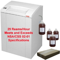 AABES ©  Intimus Pro 175CP7 NSA/CSS 02-01 High Security Shredder Package with Bags, Oil and Oiler AABES ©  Intimus Pro 175 CP7 NSA/CSS 02-01 High Security Shredder Package with Bags, Oil and Oiler