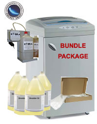 Kobra 390 C4 Cross Cut Office Shredder Bundle Package - KOB 390 C4 BUNDLE