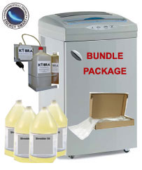 Kobra 400 C4 Shredder Bundle with Oiler, Bags, Oil - KOB 400BLC4