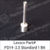 Lassco PD14-2.5 Standard 1/4in Single Drill Bit (2.5in Drilling Capacity) Lassco PD14-2.5 Standard 1/4in Single Drill Bit (2.5in Drilling Capacity)