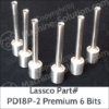 Lassco PD18P-2 Premium 1/8in Package of 6 Drill Bits (2in Drilling Capacity) Lassco PD18P-2 Premium 1/8in Package of 6 Drill Bits (2in Drilling Capacity) 