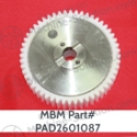 MBM PAD2601087 GEAR ASSEMBLY WITH BUFFER-START WITH 2602 MAKE SURE STRAIGHT TEETH NEEDED PAD2601087