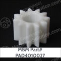 MBM PAD4010027 GEAR PAD4010027