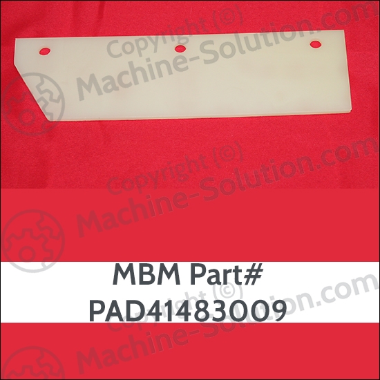 MBM PADE41483009 RUBBER PADDLE PADE41483009