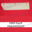 MBM PADE41483009 RUBBER PADDLE PADE41483009