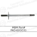 MBM PAD4810035 THREADED SHAFT WITH  GEAR PAD4810035