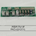 MBM PAD4810516 PC BOARD PAD4810516