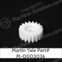Martin Yale M-O003036 18T NYL GEAR 250 Martin Yale M-O003036 18T NYL GEAR 250