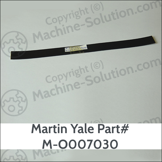 Martin Yale M-O007030 RUBBER STRIP, CLAMP Martin Yale M-O007030 RUBBER STRIP, CLAMP