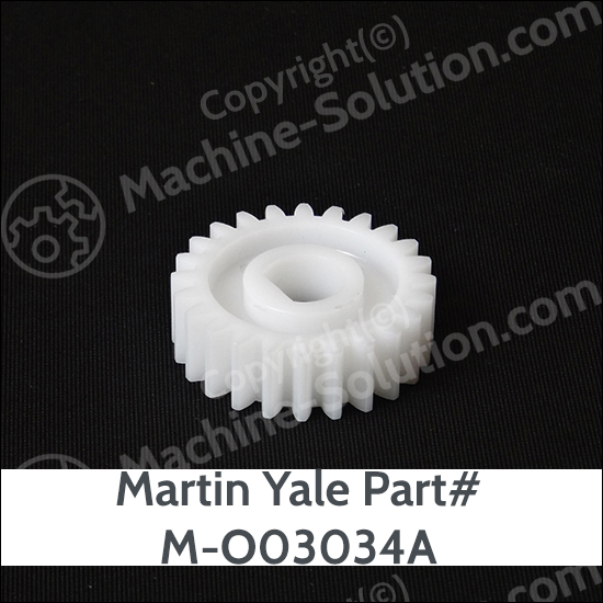 Martin Yale M-O03034A GEAR,24TX1/2"D BORE Martin Yale M-O03034A GEAR,24TX1/2"D BORE