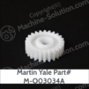 Martin Yale M-O03034A GEAR,24TX1/2"D BORE Martin Yale M-O03034A GEAR,24TX1/2"D BORE