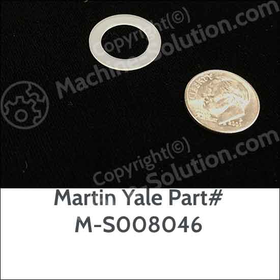 Martin Yale M-S008046 .505ID x .75OD x .032 NYLON W Martin Yale M-S008046 .505ID x .75OD x .032 NYLON W