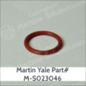 Martin Yale M-S023046 #214 SILICONE O-RING Martin Yale M-S023046 #214 SILICONE O-RING