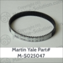 Martin Yale M-S025047 80T 3MM HTD BELT Martin Yale M-S025047 80T 3MM HTD BELT