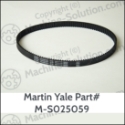 Martin Yale M-S025059 123T 3MM HTD BELT Martin Yale M-S025059 123T 3MM HTD BELT