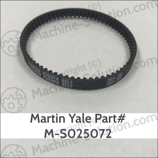 Martin Yale M-S025072 HTD TIMING BELT 207-3M Martin Yale M-S025072 HTD TIMING BELT 207-3M