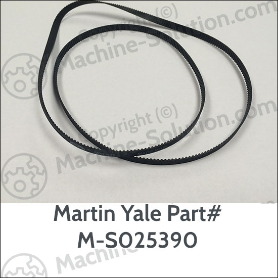 Martin Yale M-S025390 BELT, MXL 431T X .25 WIDE Martin Yale M-S025390 BELT, MXL 431T X .25 WIDE