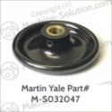 Martin Yale M-S032047 HAND WHEEL  DG#239 BLK.1/2 DI Martin Yale M-S032047 HAND WHEEL  DG#239 BLK.1/2 DI