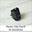 Martin Yale M-S033053 SPST ROCKR SWTCH O-I Martin Yale M-S033053 SPST ROCKR SWTCH O-I