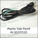 Martin Yale M-S037020 18/3 SV CORD 8FT LG Martin Yale M-S037020 18/3 SV CORD 8FT LG