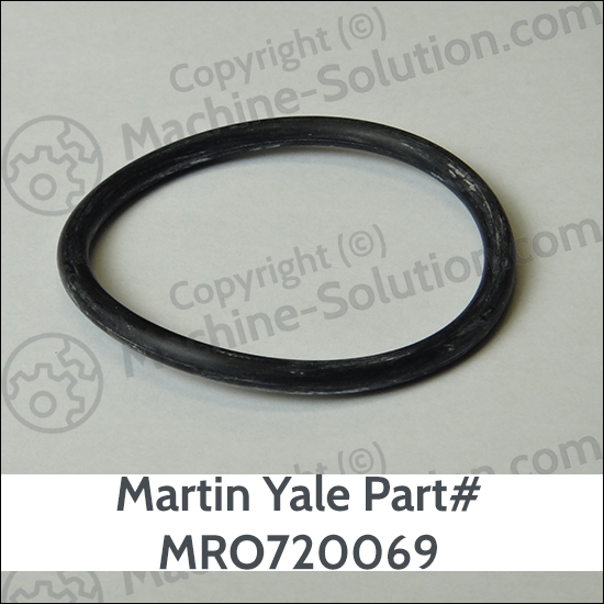 Martin Yale MRO720069 O RING 2.90DIA,0.205 Martin Yale MRO720069 O RING 2.90DIA,0.205