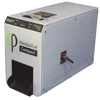 Phiston Technologies MediaVise MV02C Compact with Chute Digital Media Sanitizer - PT MEDIAVISE CPT CHUTE