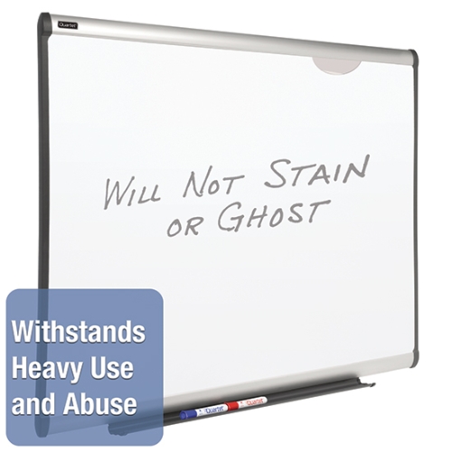 Quartet P553A Prestige Plus DuraMax Porcelain Whiteboard, 3' x 2', Aluminum Frame - P553A
