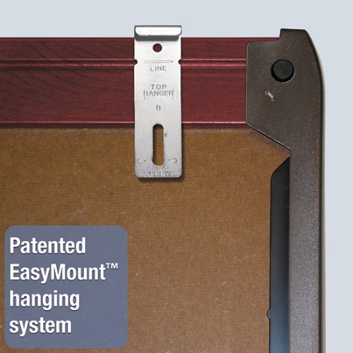 Quartet TE543M Prestige Total Erase Whiteboard, 3' x 2', Mahogany Finish Frame - TE543M
