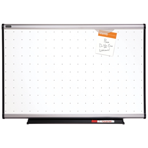 Quartet TE544A Prestige Total Erase Whiteboard, 4' x 3', Aluminum Finish Frame - TE544A
