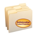 Smead 10338 File Folders with Antimicrobial Product Protection (Bundle: 5 BX) Fastener Folders