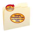 Smead 10386 Manila Folders with Reinforced Tab (Bundle: 5 BX) Two Pocket Folder