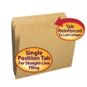Smead 10710 Kraft Folders with Reinforced Tab Classification Folders