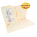 Smead 11904 3-in1 SuperTab Section Folders (Bundle: 10 PK) File Labels