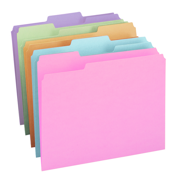 Smead 11953 Colored Folders File Pockets