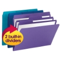 Smead 11989 SuperTab Organizer Folder (Bundle: 20 PK) Fastener Folders