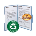 Smead 12041 100% Recycled Colored Fastener Folders File Labels
