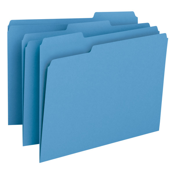 Smead 12043 Colored Folders (Bundle: 5 BX) Fastener Folders