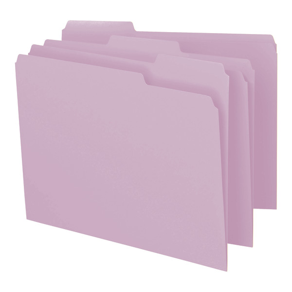 Smead 12443 Colored Folders (Bundle: 5 BX) Fastener Folders