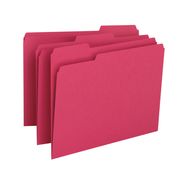 Smead 12743 Colored Folders (Bundle: 5 BX) Fastener Folders