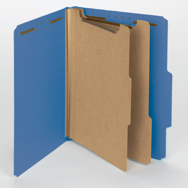 Smead 14062 100% Recycled Pressboard Colored Classification Folders File Labels