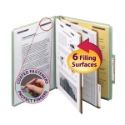 Smead 14076 SafeSHIELD Colored Classification Folder C402-5A-2DGY (Bundle: 5 BX) File Labels