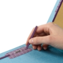 Smead 14081 Pressboard Classification Folders with Pocket-Style Dividers and SafeSHIELD Coated Fastener Technology Classification Folders