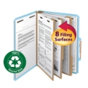 Smead 14090 100% Recycled Pressboard Colored Classification Folders Classification Folders