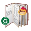 Smead 14099 100% Recycled Pressboard Colored Classification Folders Classification Folders