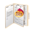 Smead 14560 Fastener Folders with Divider File Labels