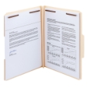 Smead 14595 Manila Expansion Fastener Folders with Reinforced Tab File Labels