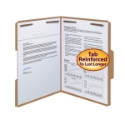 Smead 14837 Kraft Fastener Folders (Bundle: 5 BX) Folders